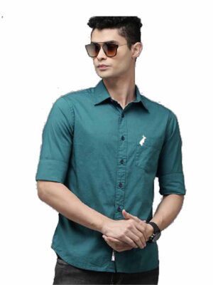 Rabbit be bold men’s cotton shirt