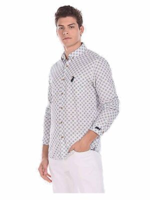 Rabbit be bold men’s printed shirt