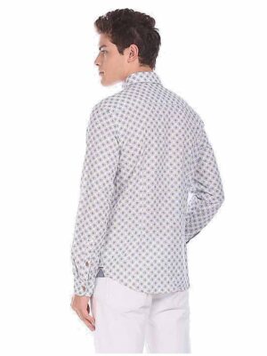Rabbit be bold men’s printed shirt