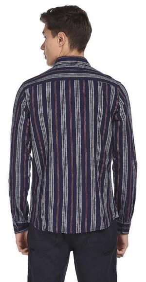 Rabbit be bold men’s casual strip shirt